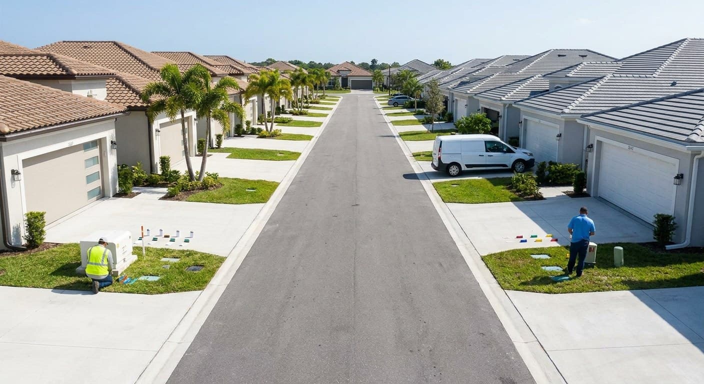 Una calle puede separar dos regímenes de ensayo